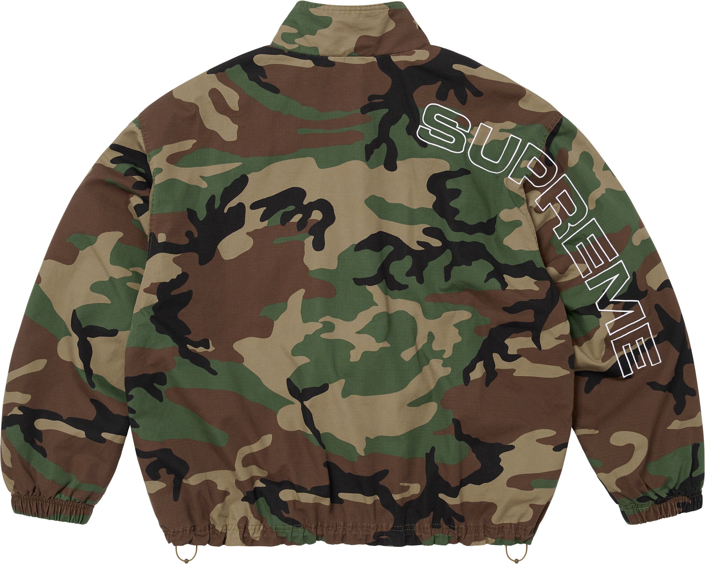 Spellout Embroidered Ripstop Track Jacket view 10